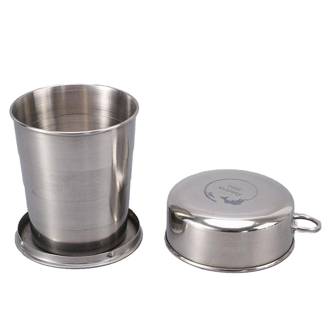 75ml Stainless Collapsible Shot Glass - Yorkn Inc✅