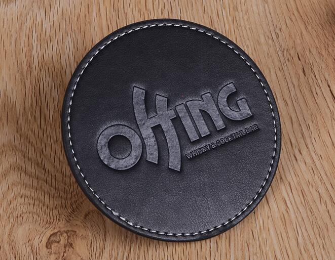 8 Cm Round Pu Coaster - Yorkn Inc✅