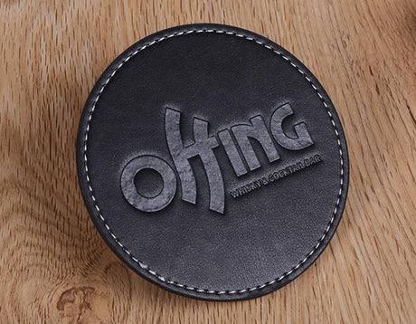 8 Cm Round Pu Coaster - Yorkn Inc✅