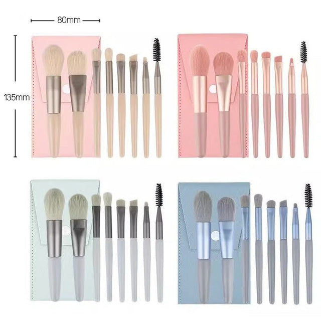 8 Pcs Makeup Brush Set - Yorkn Inc✅