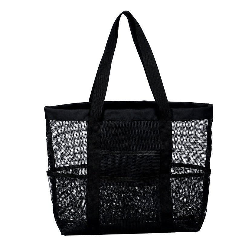 8 Pockets Beach Mesh Tote Bag - Yorkn Inc✅