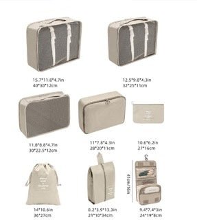 8 Set Packing Cubes - Yorkn Inc✅