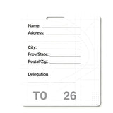 Custom Pvc Luggage Tag