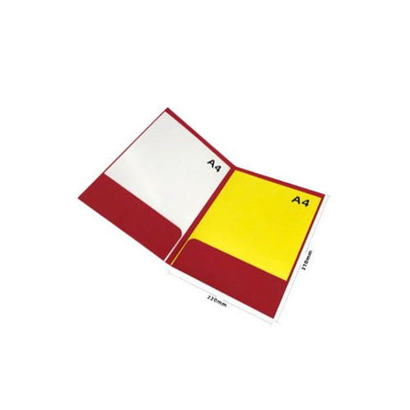 A4 Paper Folder With Pocket - Yorkn Inc✅