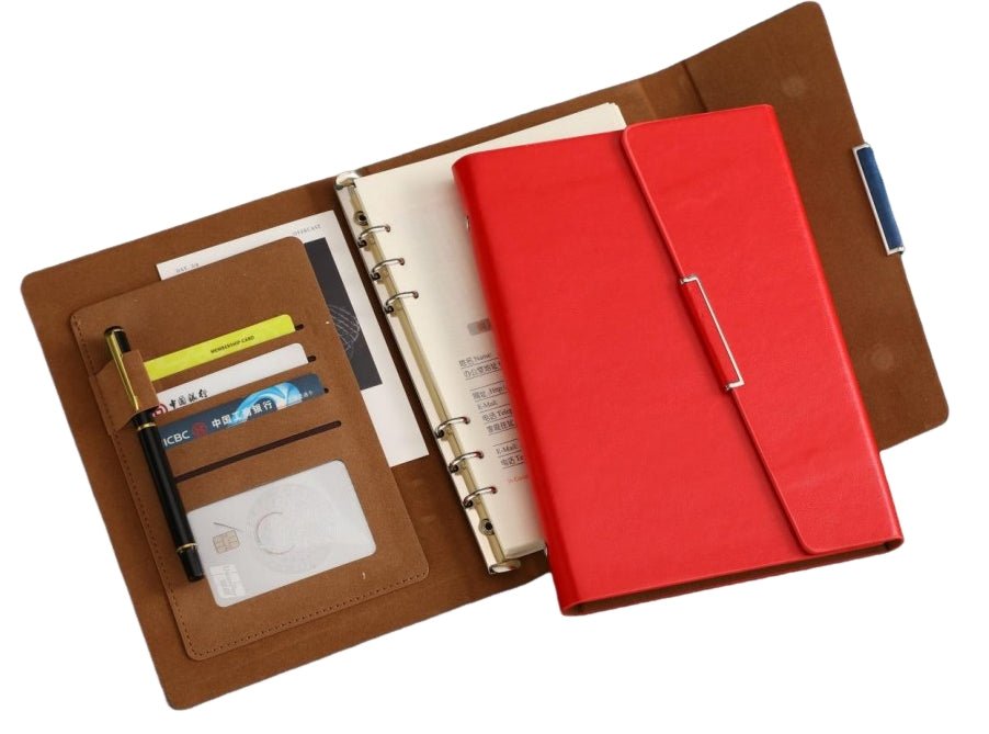 A5 Three Fold Loose Leaf Notebook Binder - Yorkn Inc✅