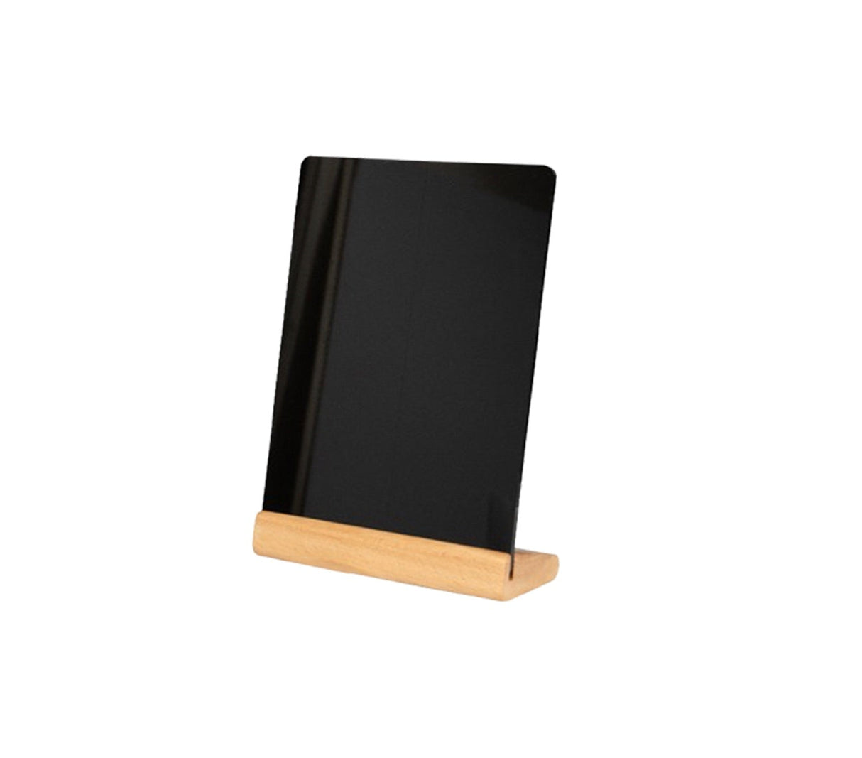 Acrylic Desktop Blackboard With Wooden Stand - Yorkn Inc✅