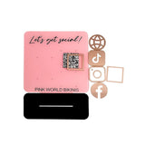 Acrylic Qr Code Display Stand - Yorkn Inc✅