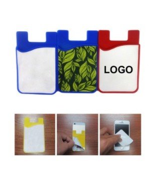 Adhesive Silicone Card Case For Phones - Full Colo - Yorkn Inc✅