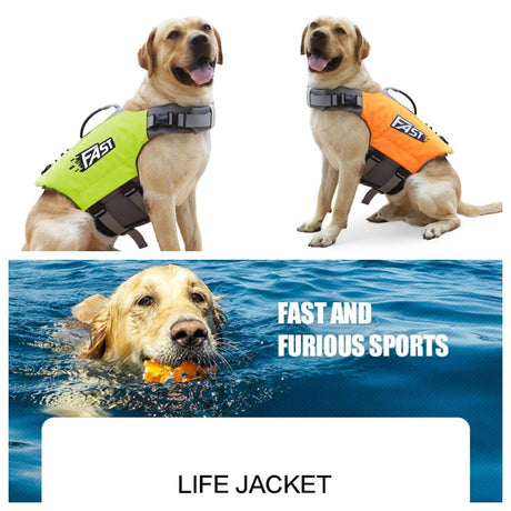 Adjustable Dog Life Jacket - Yorkn Inc✅