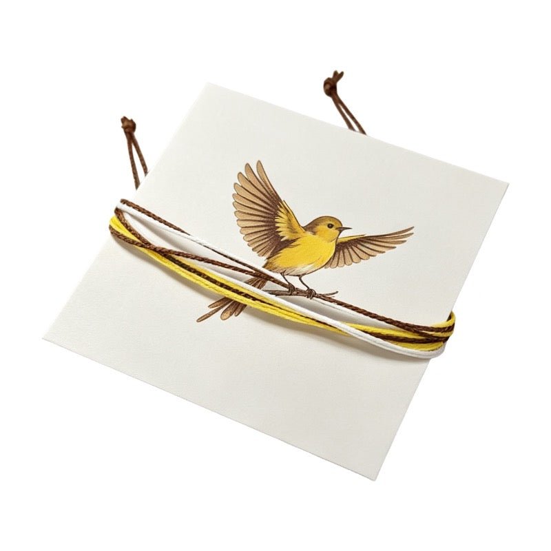 Adjustable String Bracelet With Paper Card - Yorkn Inc✅