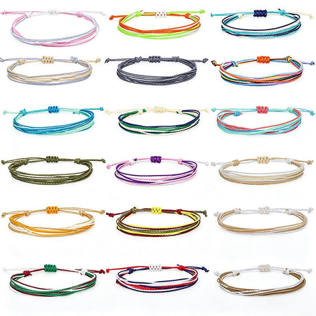 Adjustable String Bracelet With Paper Card - Yorkn Inc✅