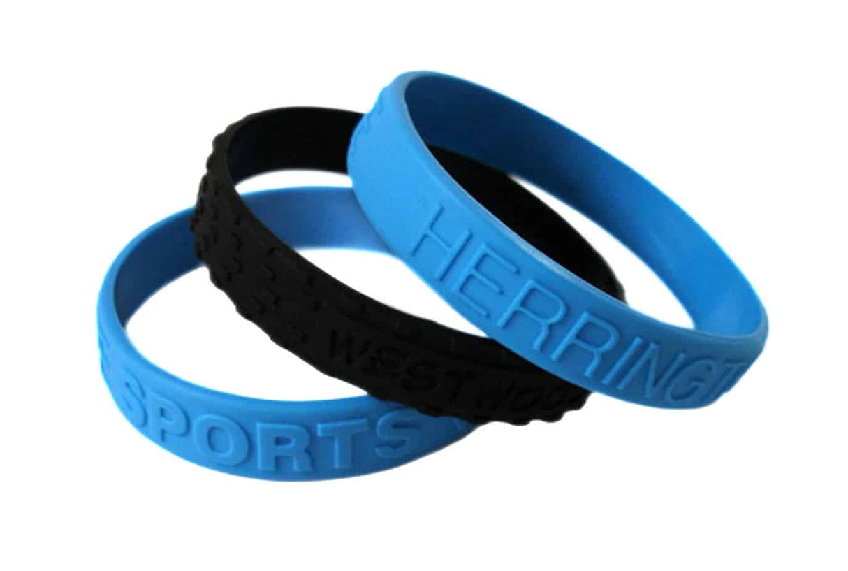 Adult 100% Silicone Bracelet - Embossed - Yorkn Inc✅