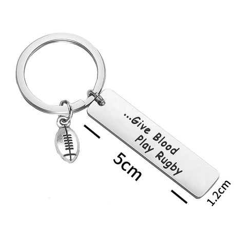 American Football Stainless Steel Keychain - Yorkn Inc✅