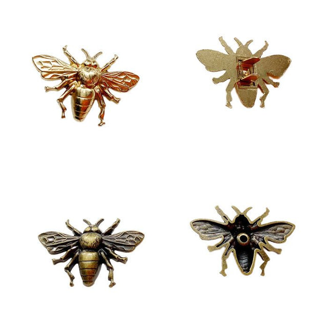 Antique Bronze Bee Insect Pin - Yorkn Inc✅