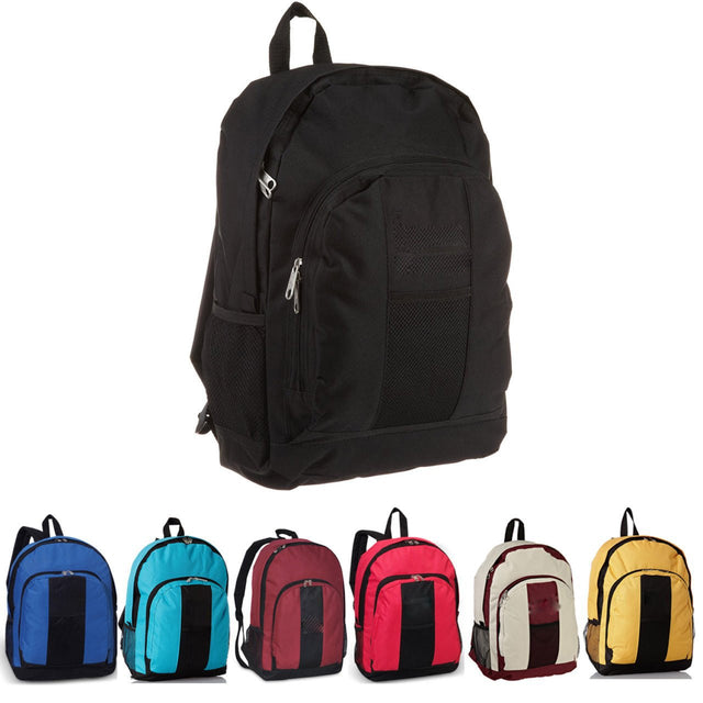 Backpack With Front And Side Pockets - Yorkn Inc✅