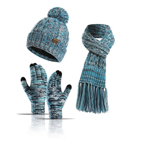 Beanie Hat Scarf Gloves Suit - Yorkn Inc✅