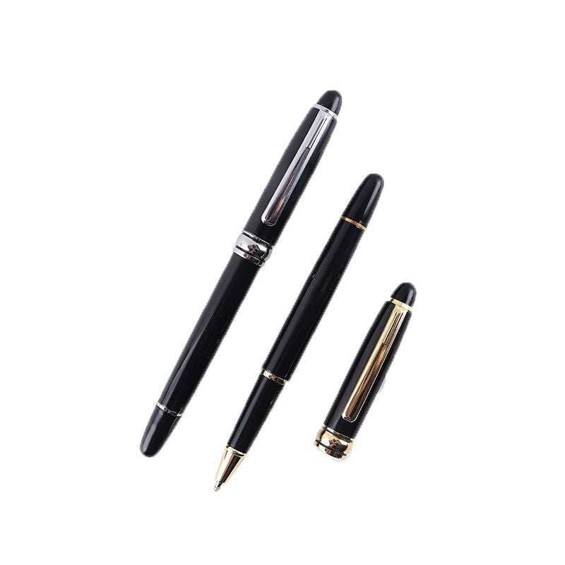 Black Metal Pen With Gold Trims. - Yorkn Inc✅