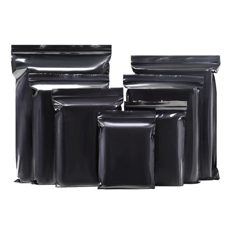 Black Self - sealing Bag - 6 X 9" - Yorkn Inc✅