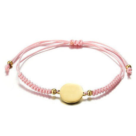 Braid Bracelet W/round Shape - Yorkn Inc✅