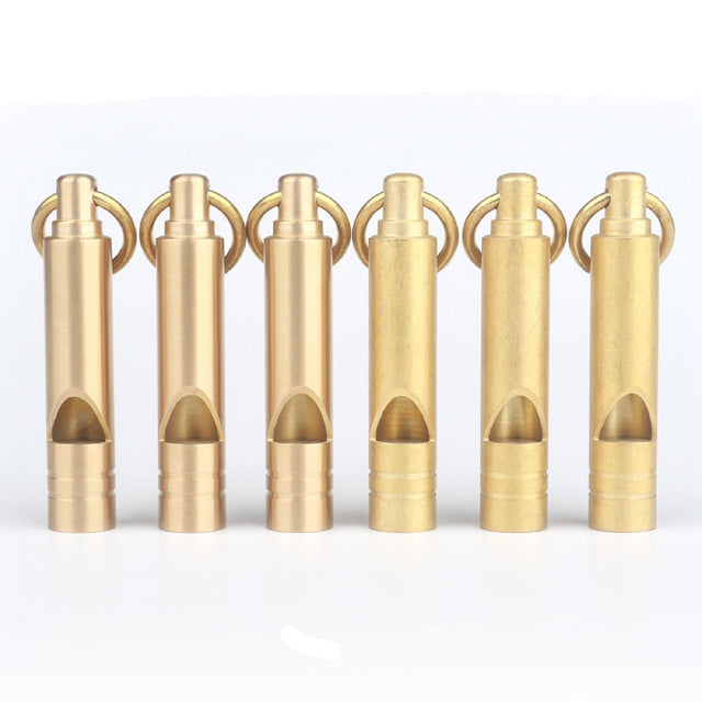 Brass Emergency Whistle - Yorkn Inc✅