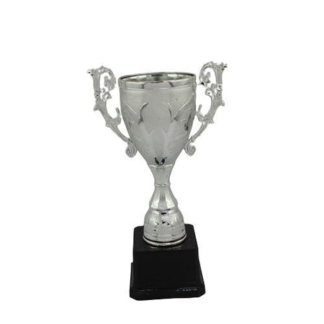 Bright Silver Metal Cup On Marble Base - Yorkn Inc✅