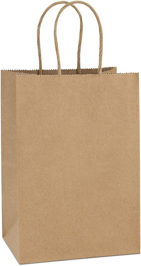Brown Kraft Shopping Bags - Yorkn Inc✅