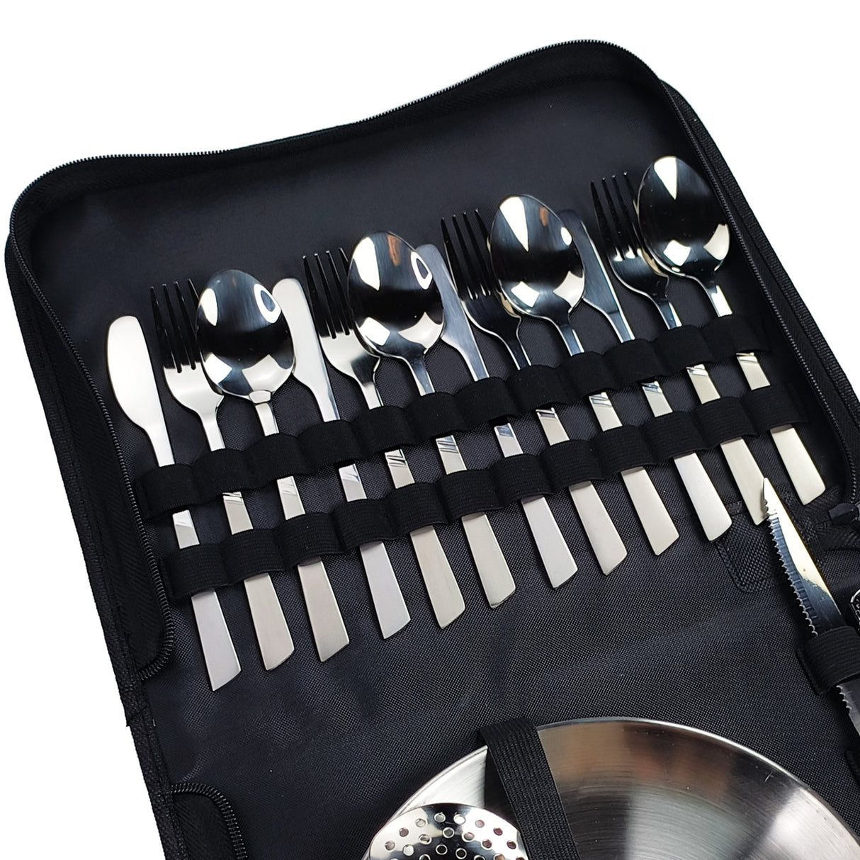 Camping Silverware Set With Case - Yorkn Inc✅