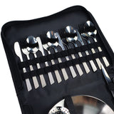 Camping Silverware Set With Case - Yorkn Inc✅