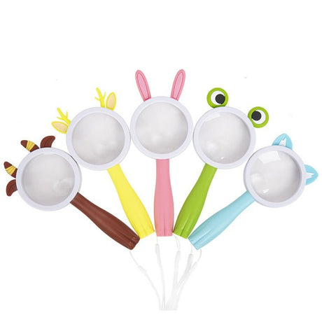 Cartoon Animal Magnifying Glass - Yorkn Inc✅