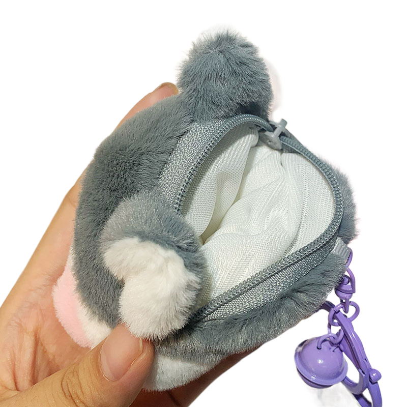Cartoon Plush Keychain Zero Wallet - Yorkn Inc✅