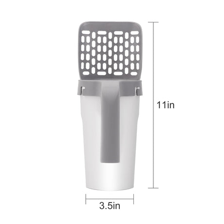Cat Litter Scooper With Trash Container - Yorkn Inc✅