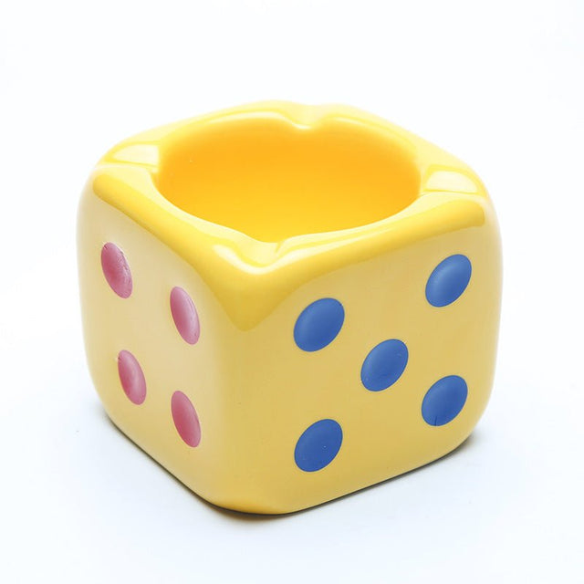 Ceramics Dice Ashtray - Yorkn Inc✅