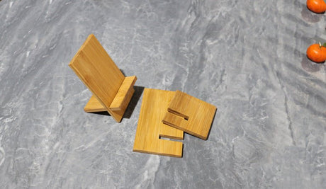 Chair Style Wood Cell Phone Holder - Yorkn Inc✅
