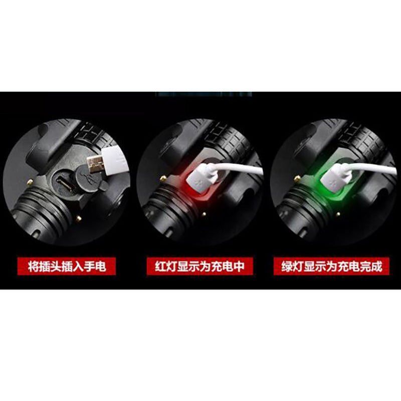 Charging Led Flashlight - Yorkn Inc✅