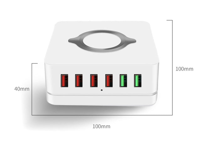 Charging Station With Qc 3.0 - Yorkn Inc✅