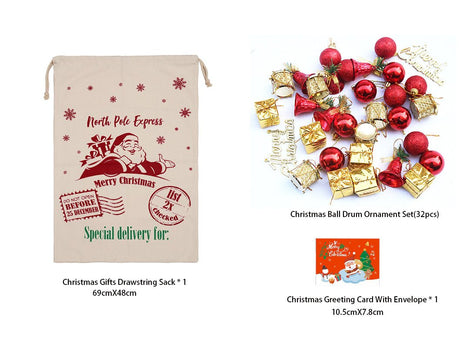 Christmas Ball Drum Ornament Gift Set - Yorkn Inc✅