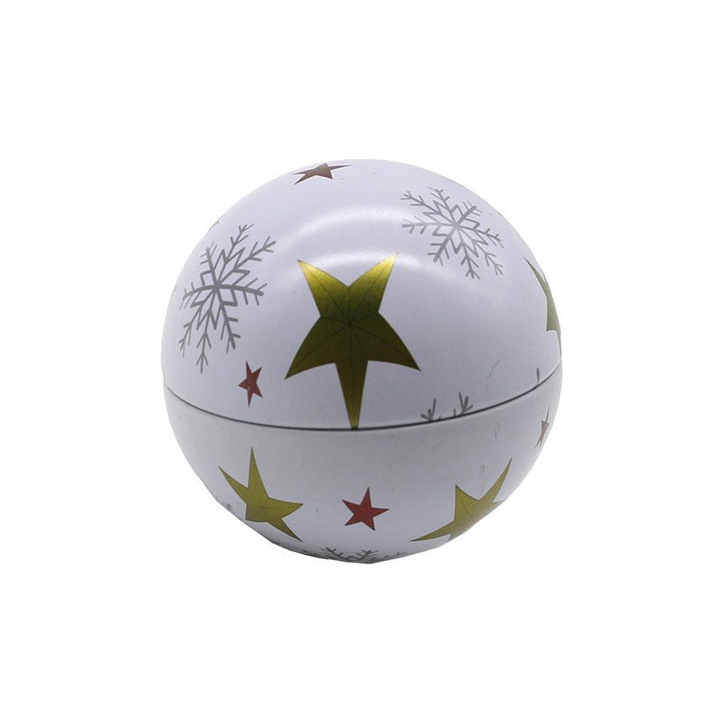 Christmas Ornament Round Tin Box - Yorkn Inc✅