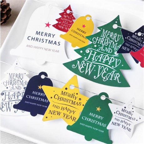 Christmas Tree Bell Star Tag - Yorkn Inc✅
