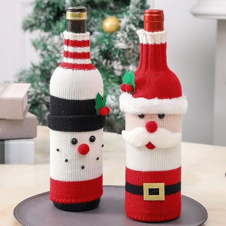 Christmas Wine Bottle Cover - Yorkn Inc✅