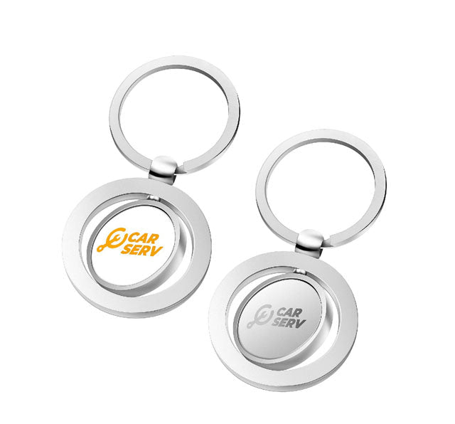 Circle Metal Spinner Key Tag - Yorkn Inc✅