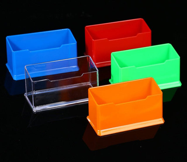 Classic Plastic Business Card Holder - Yorkn Inc✅
