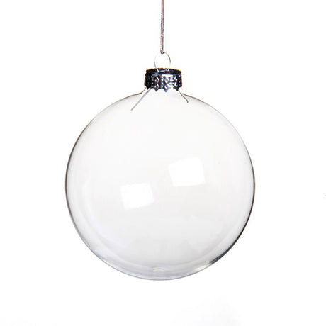 Clear Glass Bulb Ornament - Yorkn Inc✅