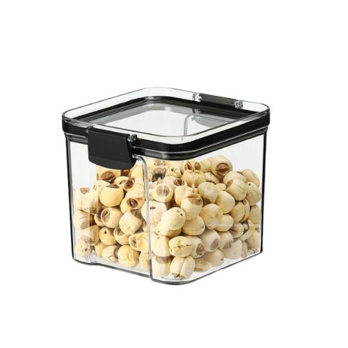 Clear Plastic Airtight Food Storage - Yorkn Inc✅