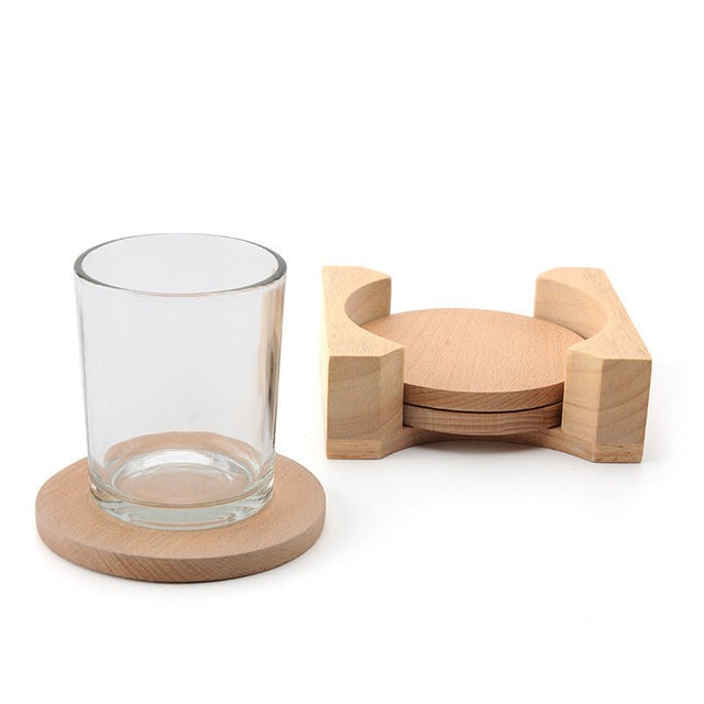 Coaster And Wine Stopper Gifts Set - Yorkn Inc✅