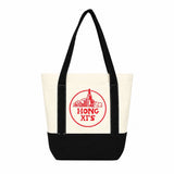 Colorblock Polyester Canvas Tote Bag - Yorkn Inc✅