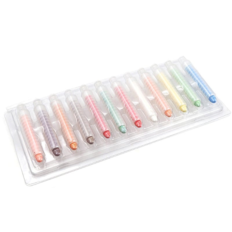 Colorful Dustless Chalk 12 Pcs Set - Yorkn Inc✅
