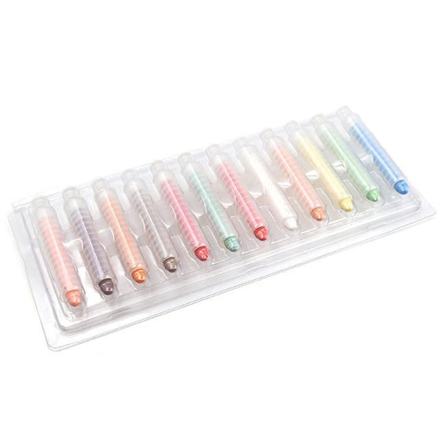 Colorful Dustless Chalk 12 Pcs Set - Yorkn Inc✅