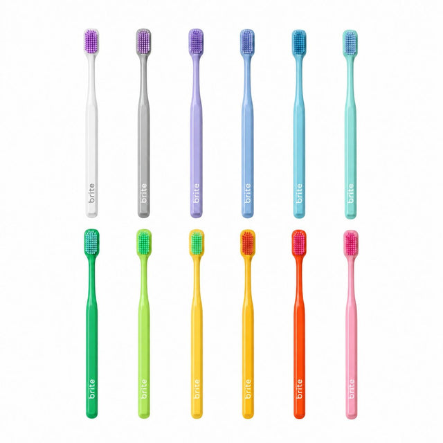 Colorful Soft-bristle Toothbrush - Yorkn Inc✅