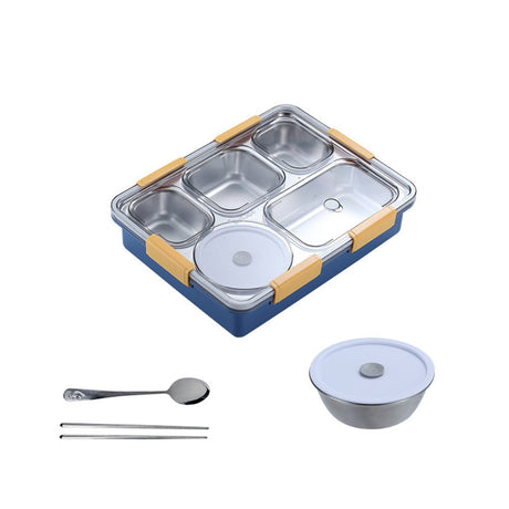 Compartment Lunch Box With Utensil Set - Yorkn Inc✅