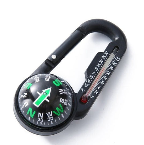 Compass Carabiner With Thermometer - Yorkn Inc✅